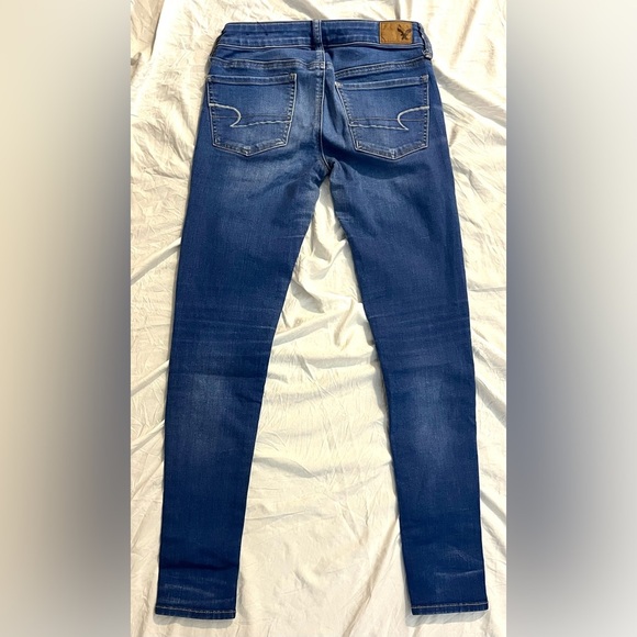 American Eagle Outfitters Women's Super Stretch Jegging Blue Jeans Size 2 - Picture 13 of 15